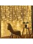 LED Perde Işık Fişli Özel Günler Baby Shower Kutlama Doğumgünü Dekoratif 12 Saçaklı 216 LED Lambalı 3 * 2 Metre 3