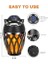 Açık Bluetooth Hoparlörler, Bluetooth 5.0 LED Alev Hoparlör, Ipx5 Su Geçirmez Alev Atmosfer Hoparlör, Veranda Hoparlörler Erkekler Kadınlar Için Hediyeler, Parti Bahçe Ev Için 3