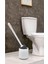 Haus Silikon Wc Tuvalet Banyo Fırçası Klozet Fırçası Oval Beyaz 1