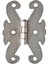 Hırdavat Kelebek Menteşe Metal 40 * 65MM Nikel (2 Adet) 2