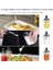 Baharatlık Seti, 6'lı, Kendinden Fırçalı ve Kaşıklı, Bal Kavanozu, Siyah Kapaklı Set, 300 ml Baharatlık Kavanoz Ballık Seti 3