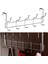 Home 12'li Kapı Arkası Metal Askı,amerikan Kapı Arkası Askılık,banyo,mutfak,yatak Odası Için Kapı Arkasına Takılan Krom Askı (1) 1