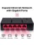 MS105G, 5-Port 10/100/1000 Mbps Masaüstü Switch 2