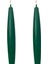 Balmumu Mum (2 Adet) Şamdan Mumu Mermi Formunda Masa Mumu 22 cm Bees Wax (Yeşil) 1