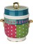 Art Estelle Bone Kulplu Kavanoz 16 cm 2