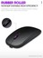 Şarj Edilebilir Kablosuz Bluetooth Fare 2.4g USB Android Windows Tablet Laptop Notebook Pc Için (Siyah) 2