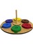 Montessori Doğal Ahşap Renkli Disk Oyun Seti - Eğitici ve Eğlenceli 3