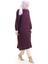 Keten Uzun Boylu Tunik 992005-06 Mürdüm 2