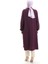 Keten Uzun Boylu Tunik 992005-06 Mürdüm 5
