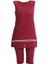 Kısa Kol Havuz Mayo 2501-03 Bordo 4