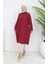 Reglan Kol Tunik 4066-13 Bordo 2