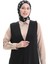 Jakarli Düğmeli Yelek 994730-01 Siyah 3