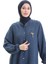 Keten Uzun Boylu Tunik 992005-05 Indigo 4