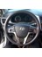 Dikişli Direksiyon Kılıfı Siyah Deri Siyah Dikişli Hyundai Accent Blue Için 1