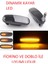 Fiat Fiorino - Doblo Mk2 -Citroen Nemo - Pejo Bipper Animasyonlu kayar LED Sinyal 2
