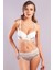 Golshan Gilda Big Size Plunge Bra, Ekru Konforlu ve Şık Sütyen 4