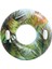 Tutunmalı Transparan Çiçekli Simit 97 Cm - 58263 4