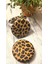 Leopar Desenli El Aynası, Cep, Çanta, Makyaj Aynası 5