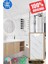 Shiny 60CMX30 cm 1 Adet Parlak Beyaz Mermer Desenli Yapışkanlı Duvar Paneli Kağıdı Banyo Wc Döşeme 1