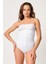 Beyaz Önden Agraflı Slip Korse 2