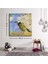 - Dekoratif Baskı Illüstrasyon Kuş Kare Kanvas Tablo 1