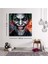 - Dekoratif Baskı Illüstrasyon Scary Face Kanvas Tablo 1