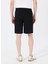 Siyah Erkek Loose Fit Desenli Sweat Şort M5GD10KCN01JBLK Clovıs Shorts 5