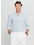 Slim Fit Düğmeli Yaka Haki Erkek Gömlek ACE020252168_HAK 1