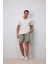 %100 Pamuk Regular Fit Gabardin Bermuda Şort C7684AX25SP 2