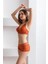 Bralet Sütyen Boxer Takım Kiremit (31813) 4