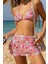 3 Parça Çiçek Baskılı Pareo ve Bikini Takımı 1