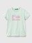 Benetton Kız Çocuk Baskılı Tshirt 1-6 Yaş Mint 2