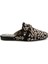 Siyah Leopar Kadın Terlik K04327012482 1