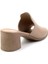 Bej Leather Kadın Terlik K04040012203 3
