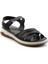Siyah Leather Kadın Sandalet K05281018603 2