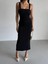 Seona Kalın Askılı Midi Elbise 3