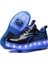 Mkjınmeı 4 Tekerlekli USB Şarjlı LED Işıklı Paten Ayakkabı (Yurt Dışından) 1