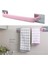 Beyaz Punch- Banyo Havlu Demiri Rafı Güçlü Yapışma Çubuğu Tek Çubuk Raf Duvara Monte Banyo Tuvalet Askıya Alma Havlu Tutucu (Yurt Dışından) 5