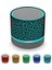 Mini Hacklenmiş Bluetooth Hoparlör Taşınabilir Takılabilir Subwoofer Hoparlör LED Işık Kablosuz Hoparlör (Yurt Dışından) 2