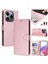 Tecno Spark 20 Pro 5g Flip Book Deri Cüzdan Çapraz Askılı Bileklik Bileklik Rfıd Engelleme Kılıfı (Yurt Dışından) 1