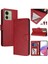 Motorola Edge 40 5g Flip Book Deri Cüzdan Çapraz Askılı Bileklik Bileklik Rfıd Engelleme Kılıfı (Yurt Dışından) 1