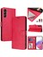 Samsung Galaxy A15 5g/4g Flip Book Deri Cüzdan Çapraz Askılı Bileklik Bileklik Rfıd Engelleme Kılıfı (Yurt Dışından) 1
