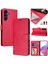 Samsung Galaxy A16 Flip Book Deri Cüzdan Çapraz Askılı Bileklik Bileklik Rfıd Engelleme Kılıfı (Yurt Dışından) 1