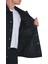 Lacivert Slim Fit Kareli Mono Yaka Overshirt Takım 4