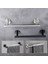 Gümüş 50 1 Adet Paslanmaz Çelik Tek Havlu Askısı Siyah/gümüş Asılı Tutucu W/vida Çubuğu Duvara Montaj Mutfak Banyo Organizatör Minimalist (Yurt Dışından) 3