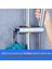 Gri Evrensel Duş Tutucu Kolay Kurulum Ayarlanabilir Duş Başlığı Tutucu 360 Rotasyon Banyo Braketi Duş Başlığı Tutucu (Yurt Dışından) 2