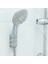 Gri Tırnaksız Duş Başlığı Standı Silikon Duş Tabanı Braketi Ayarlanabilir Duvara Montaj Ev Banyo Aksesuarları Için (Yurt Dışından) 5