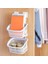 Küçük Beyaz Asılabilir Depolama Sepeti Banyo Asılı Sepetler Ev Plastik Mutfak Banyo Duş Depolama Duvar Asılı Sepet (Yurt Dışından) 5