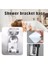 Çift Kancalı Siyah Alüminyum Duş Tutucu Ayarlanabilir Punch-Free Banyo Duş Başlığı Braketi Kolay Kurulum GRSA889 (Yurt Dışından) 2