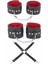 Aria's Closet Siyah Kırmızı Harness Aksesuar Set 2